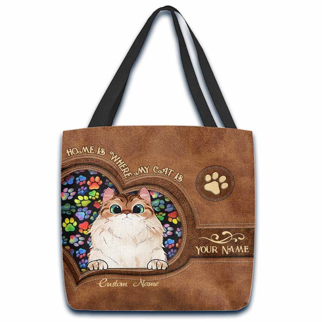 Cat Mom - Personalized Tote Bag