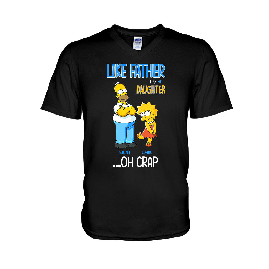 Like Father Like Daughter - Personalized Father T-shirt and Hoodie