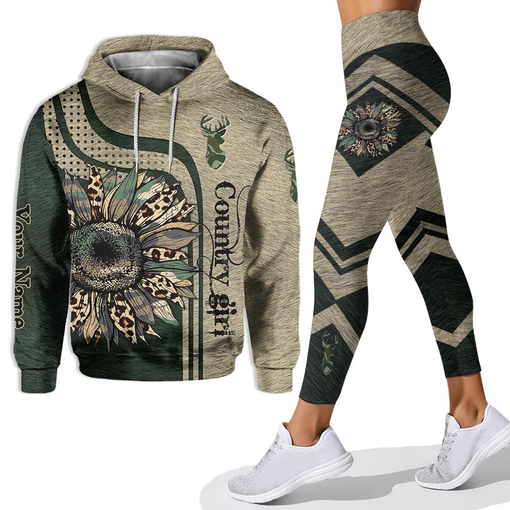 Country Girl - Personalized Hunting Hoodie and Leggings