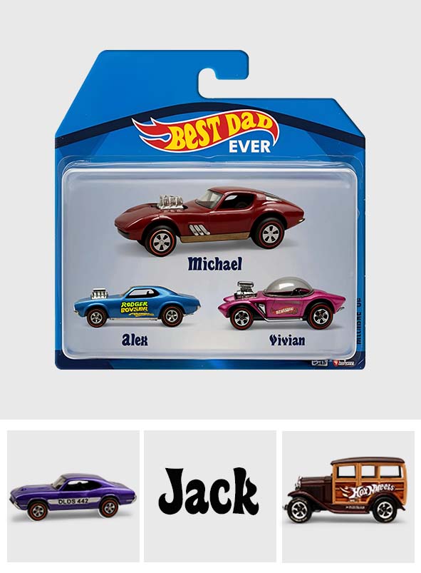 Hot Dads Collect Cars - Personalized Father Custom Shaped Acrylic Plaque