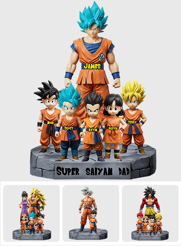 Best Dad Ever - Personalized Seven Balls Custom Shaped Acrylic Plaque