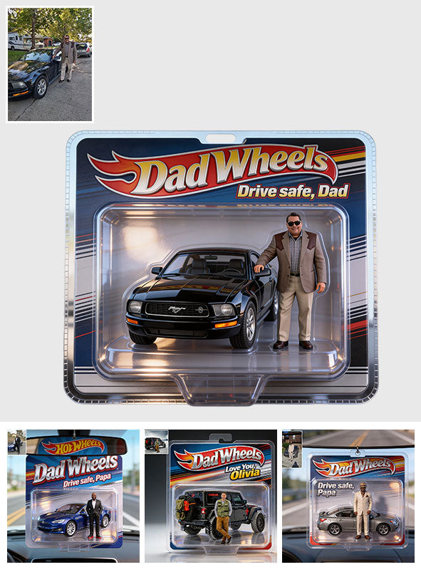 Drive Safe, Dad - Personalized Car Lover Acrylic Display Box