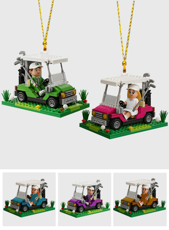 Gift For Golfers - Personalized Golf Ornament