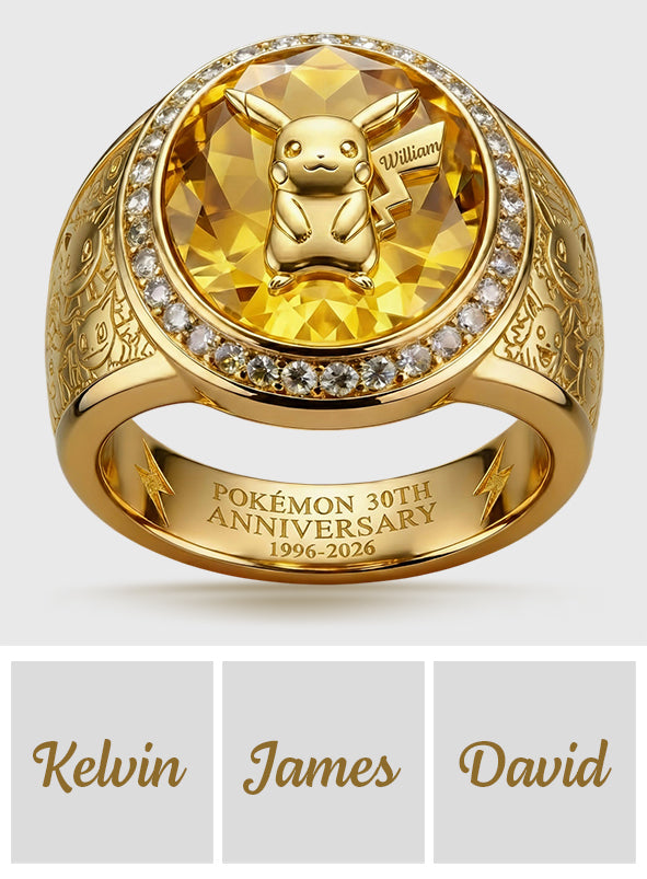 30th Anniversary - Personalized Monster Trainer Signet Ring