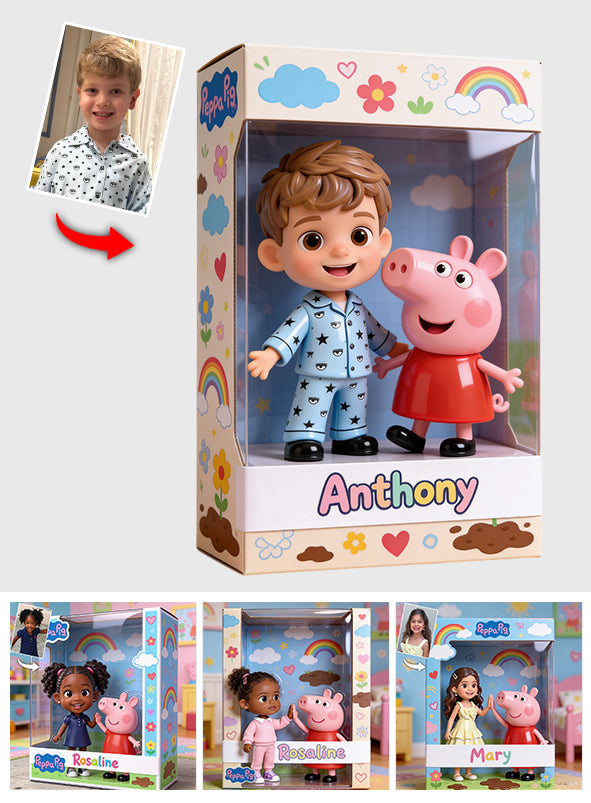 Custom Any Photo - Birthday Gift - Personalized Pink Pig Custom Shaped Acrylic Plaque