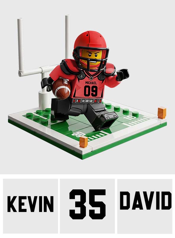 Funny Gift For Football Lovers - Personalized Football Custom Shaped Acrylic Plaque