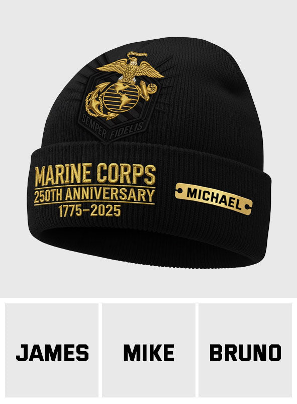 250th Anniversary - Personalized Veteran Beanie Hat