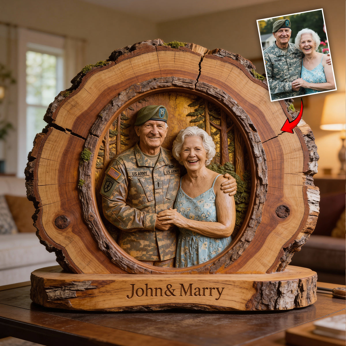 Couple Gift - Personalized Couple Custom Shaped Acrylic Plaque