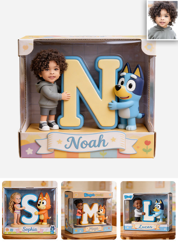 Blue Dog - Personalized Blue Dog Custom Shaped Acrylic Plaque