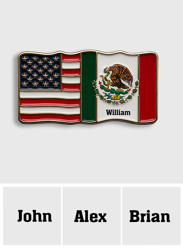 The Legacy - Personalized Expats Pin