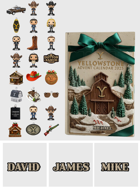 Get Ripped - Personalized Movie Advent Calendar With Ornaments