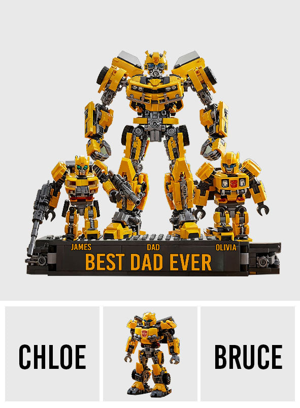 Best Dad Ever - Personalized Father Custom Shaped Acrylic Plaque