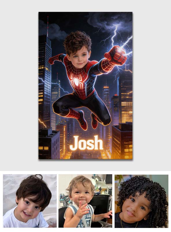 Into The Universe - Personalized Spider Canvas And Poster