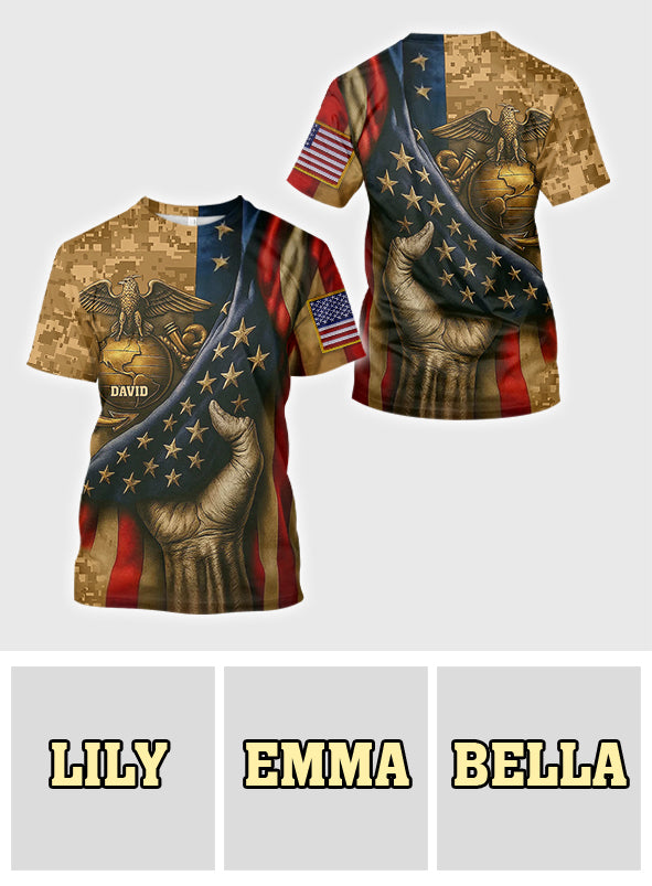 I'm A Soldier - Personalized Veteran All Over Shirt