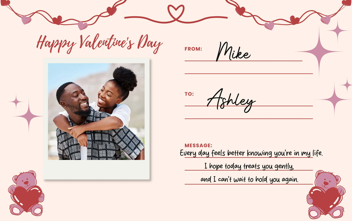 Couple Gift Card - Personalized Digital Gift Card