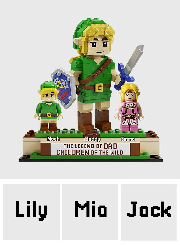 The Legend Of Dad - Personalized The Hero's Legend Custom Shaped Acrylic Plaque