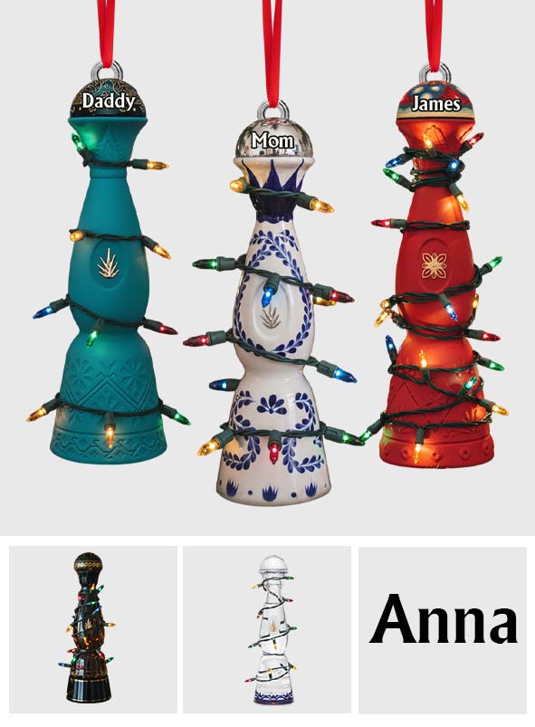 Gift For Tequila Lovers - Personalized Tequila Ornament