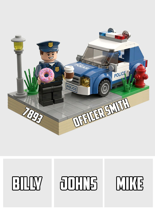 Funny Gift For Police Officers - Personalized Police Officer Custom Shaped Acrylic Plaque