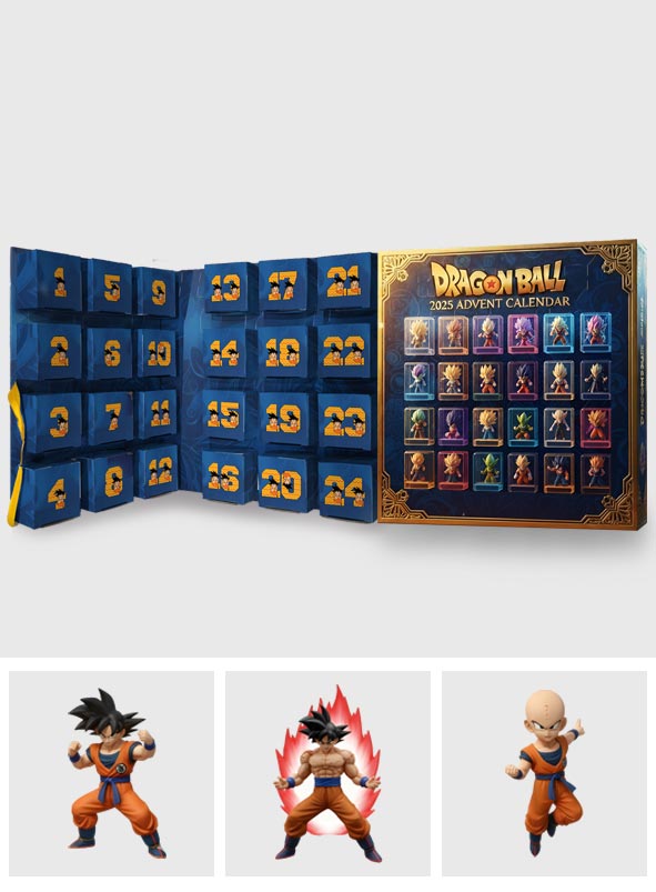 Orange Ball Cartoon - Personalized Seven Balls Folded Advent Calendar With Ornaments