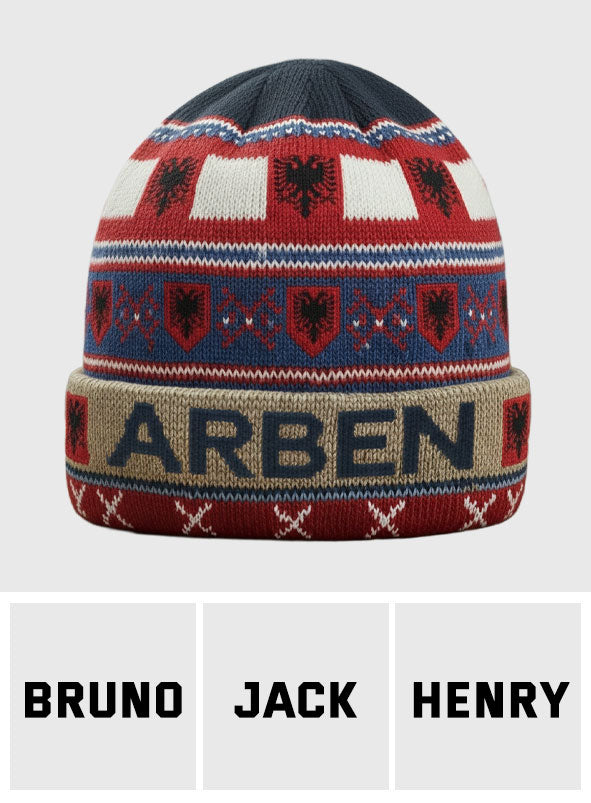Proud Albanian - Personalized Expats Beanie Hat