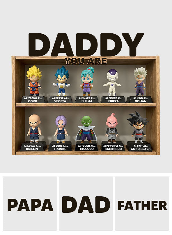 Best Dad Ever - Personalized Seven Balls Custom Shaped Wood Sign