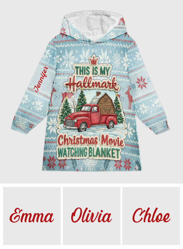 Your Christmas Hoodie Blanket - Personalized Blanket Hoodie
