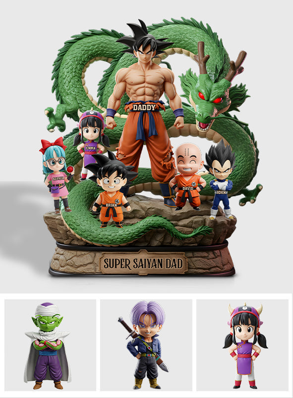 Best Dad Ever - Personalized Seven Balls Custom Shaped Acrylic Plaque