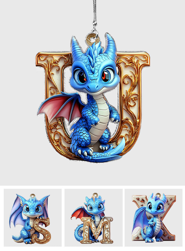 Charming Dragon - Personalized Dragon Car Ornament
