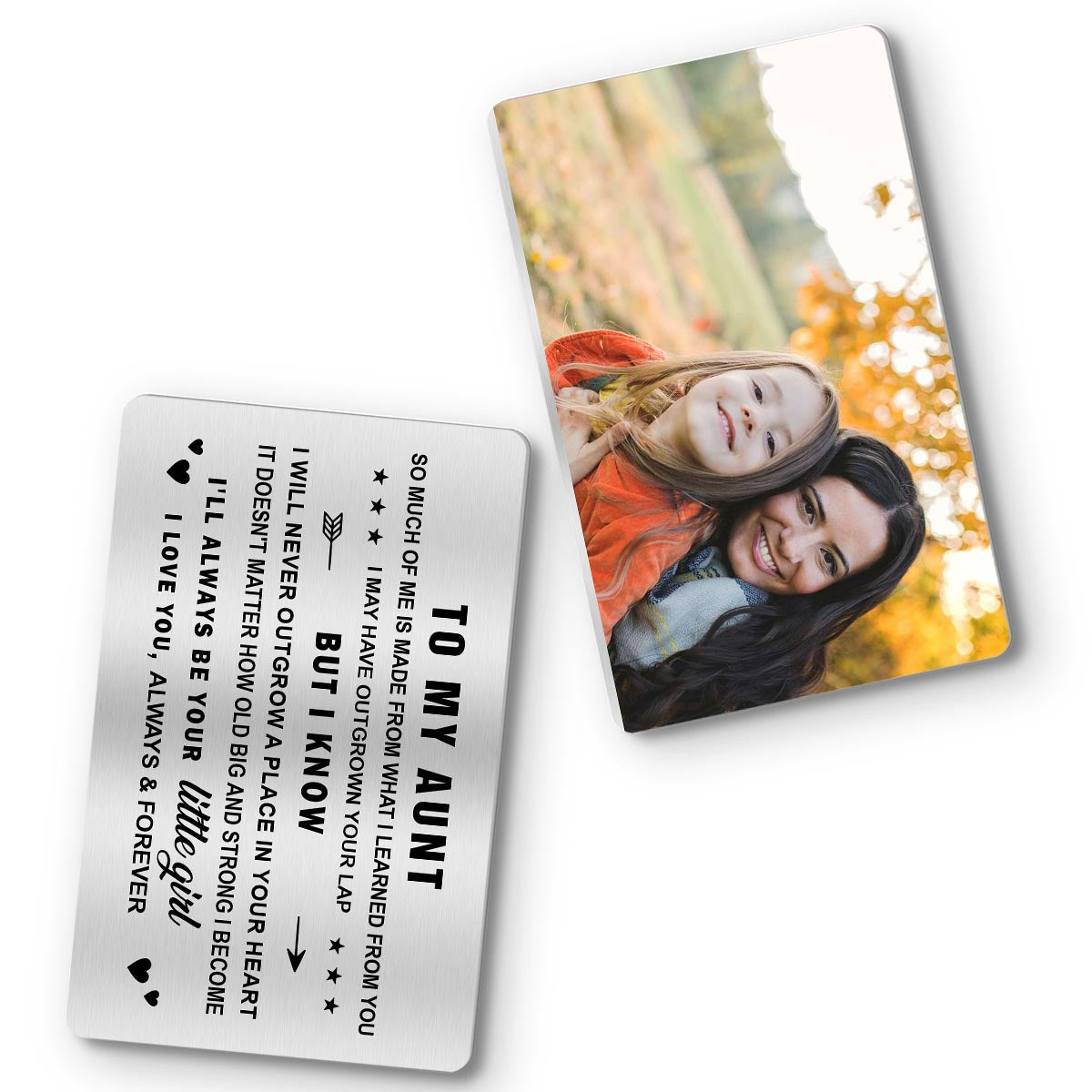 To My Dad - Gift for dad, grandma, grandpa, mom, uncle, aunt - Personalized Wallet Insert Card