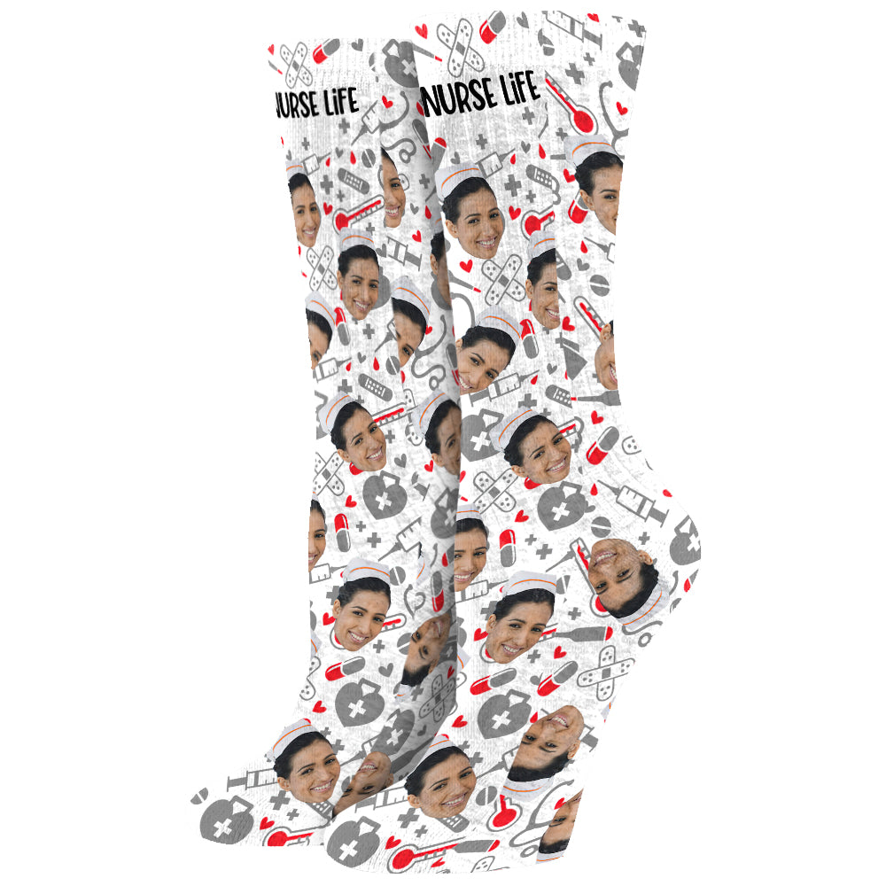 Nurse Life - Personalized Nurse Socks