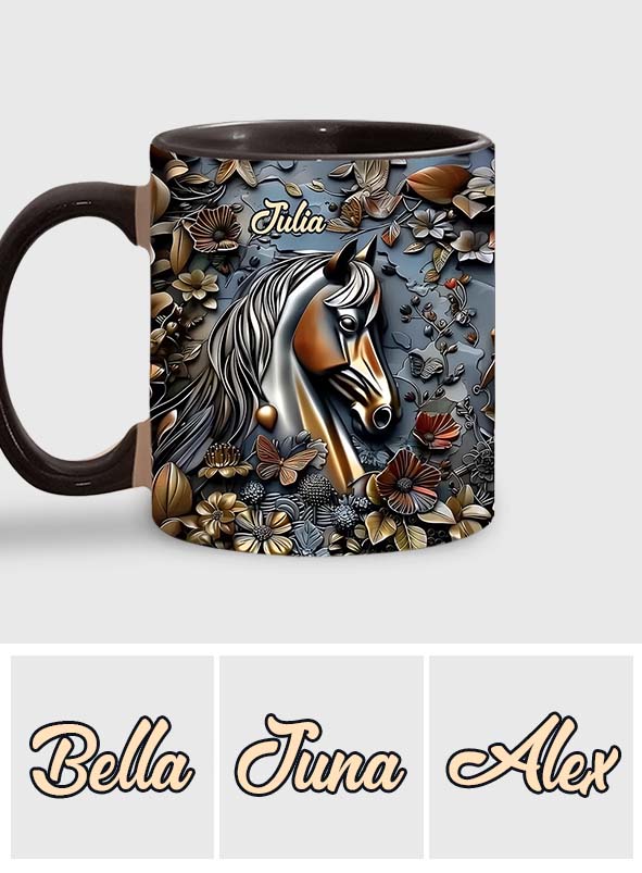 Stunning Horse - Personalized Horse Accent Mug