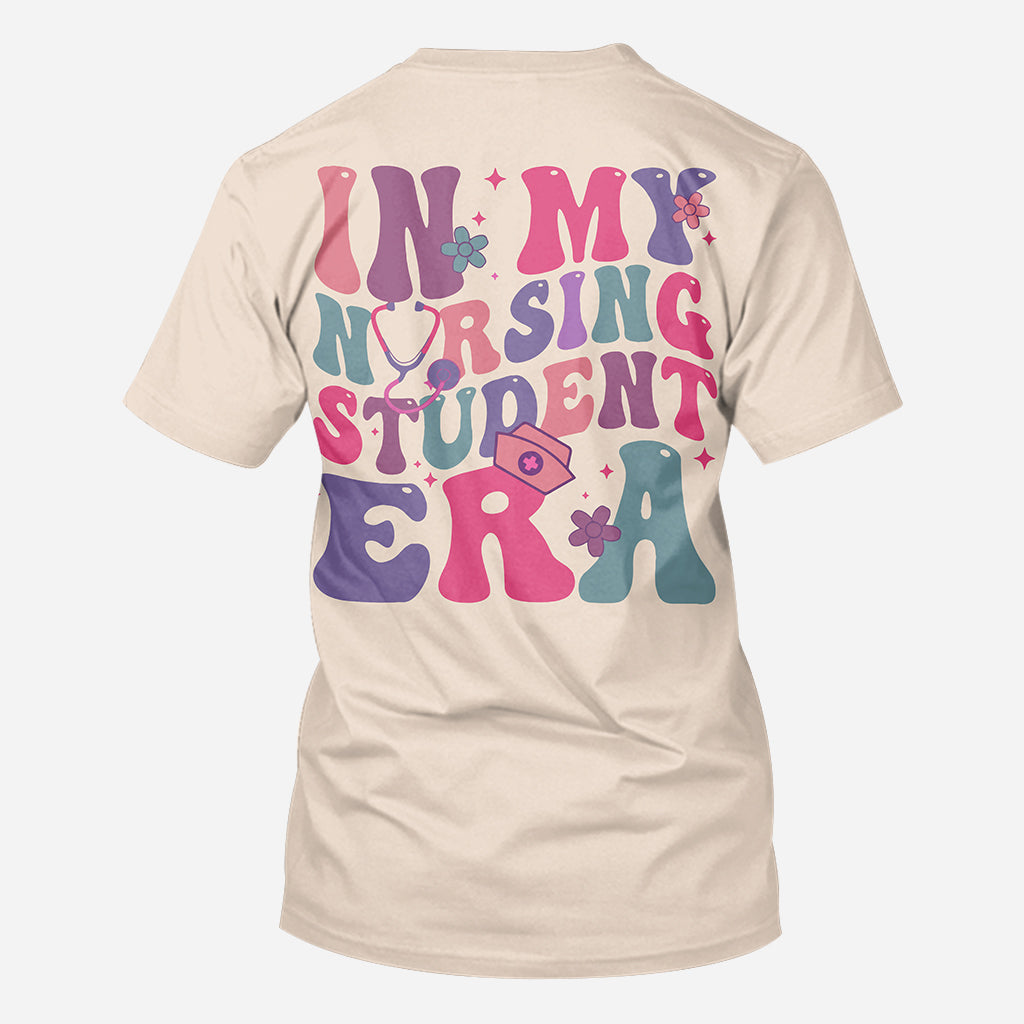 In My Nursing Student Era - Personalized Nurse All Over Shirt