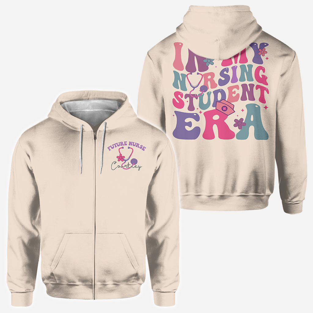 In My Nursing Student Era - Personalized Nurse All Over Shirt