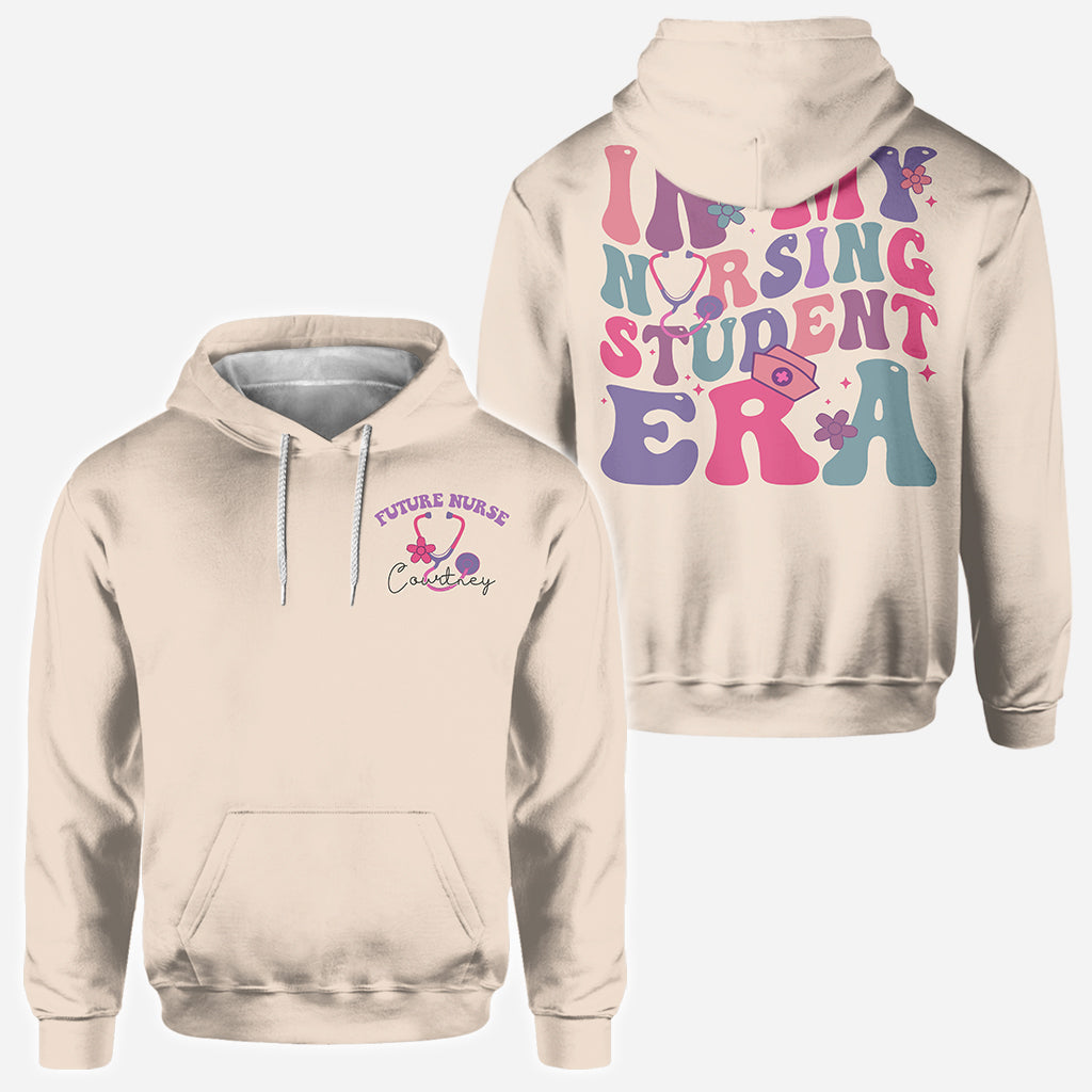In My Nursing Student Era - Personalized Nurse All Over Shirt