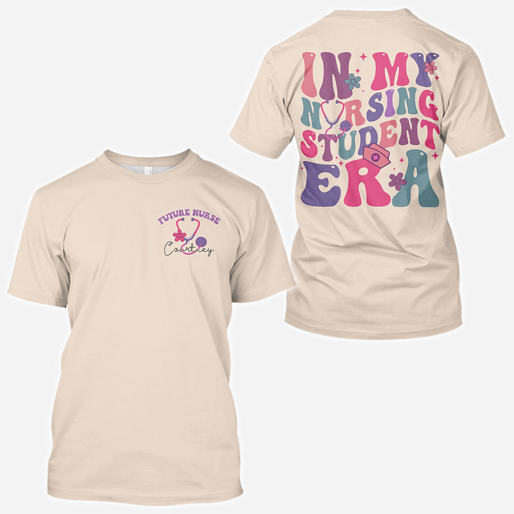 In My Nursing Student Era - Personalized Nurse All Over Shirt