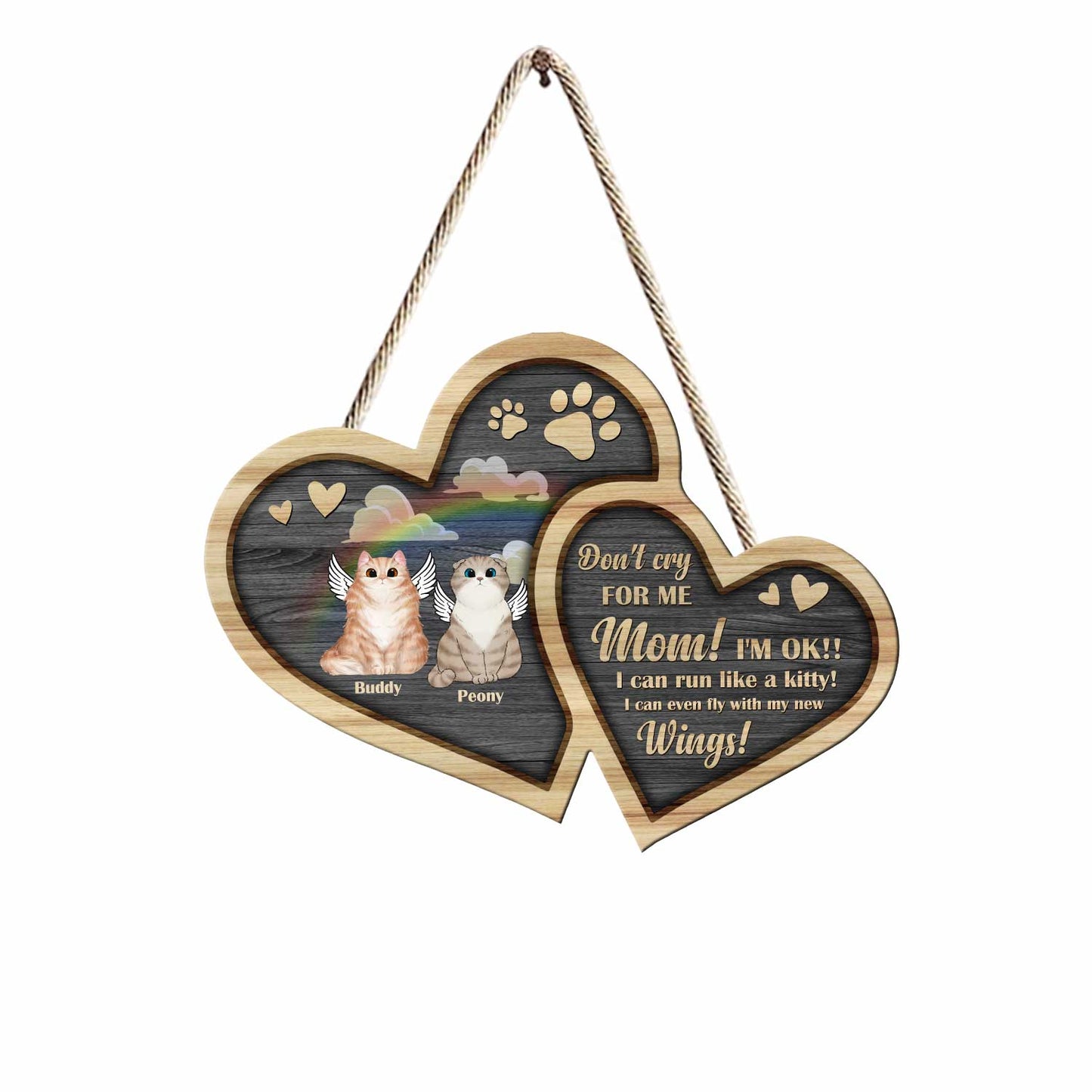 I Still Talk To You - Personalized Cat Wood Sign