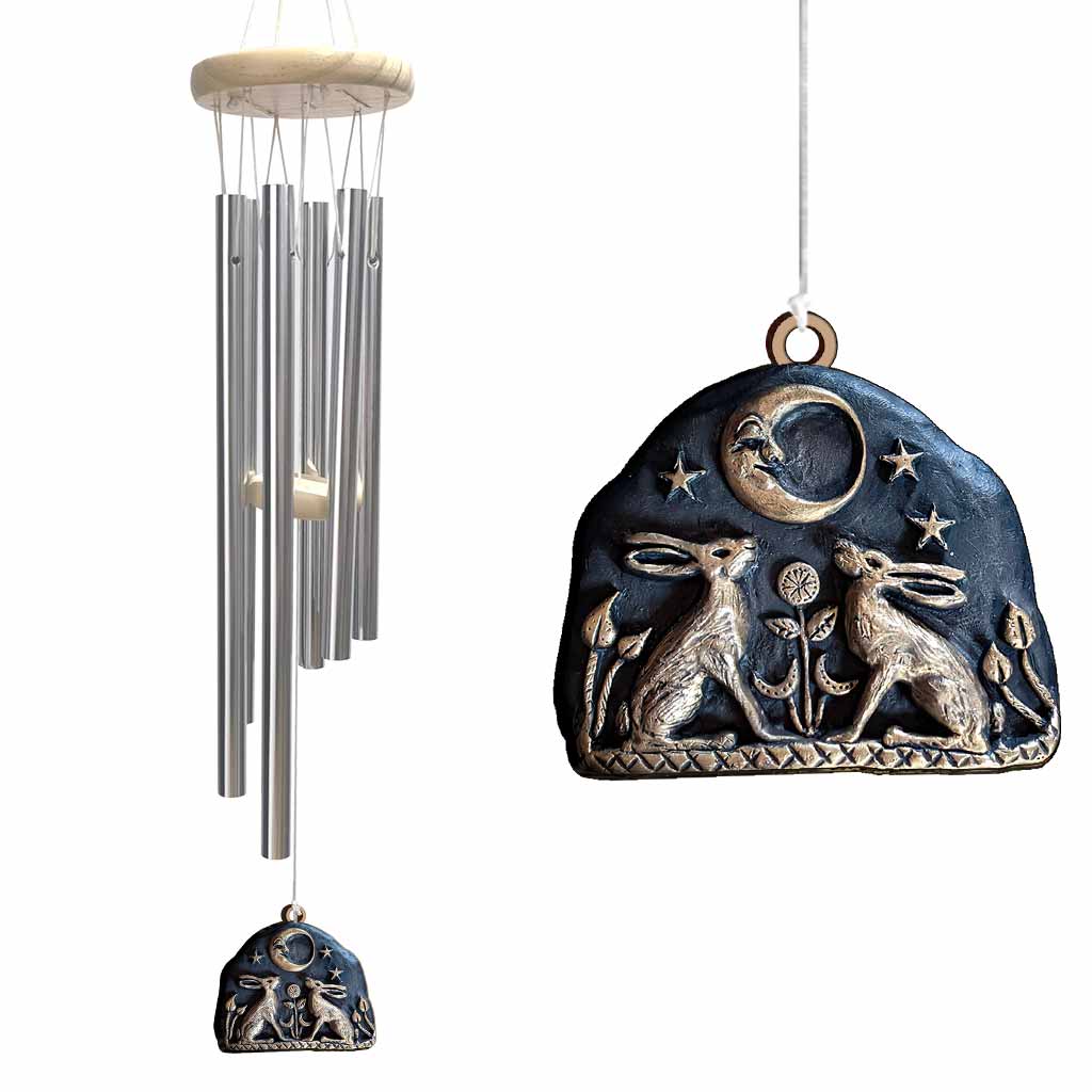 Moon Gazing Hare - Witch Wind Chime
