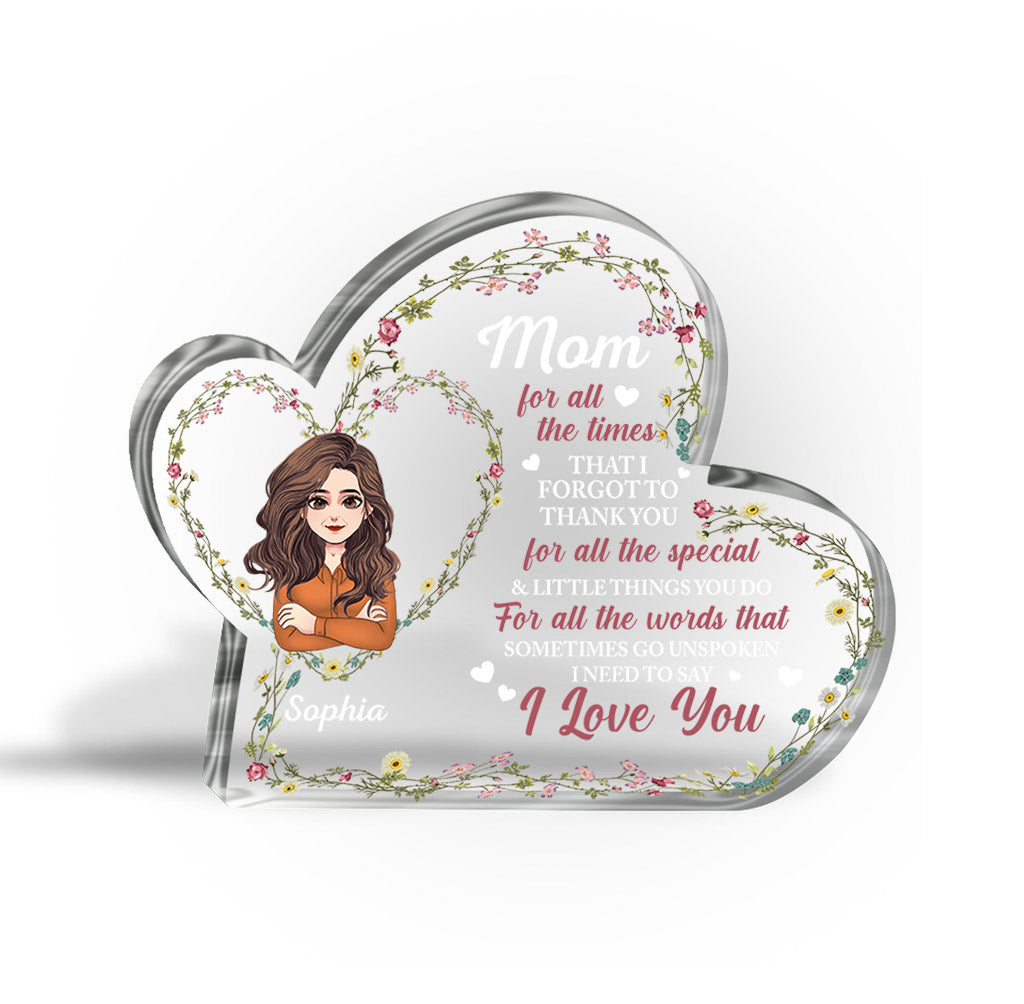 Reasons Why I love Being A Nana - Personalized Mother's day Grandma Custom Shaped Acrylic Plaque