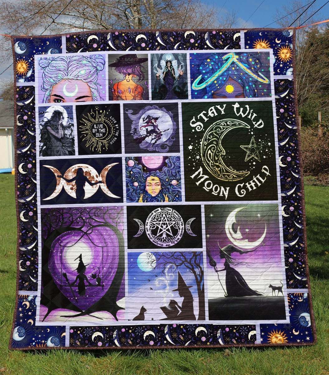 Stay Wild Moon Child - Witch Quilt 0822