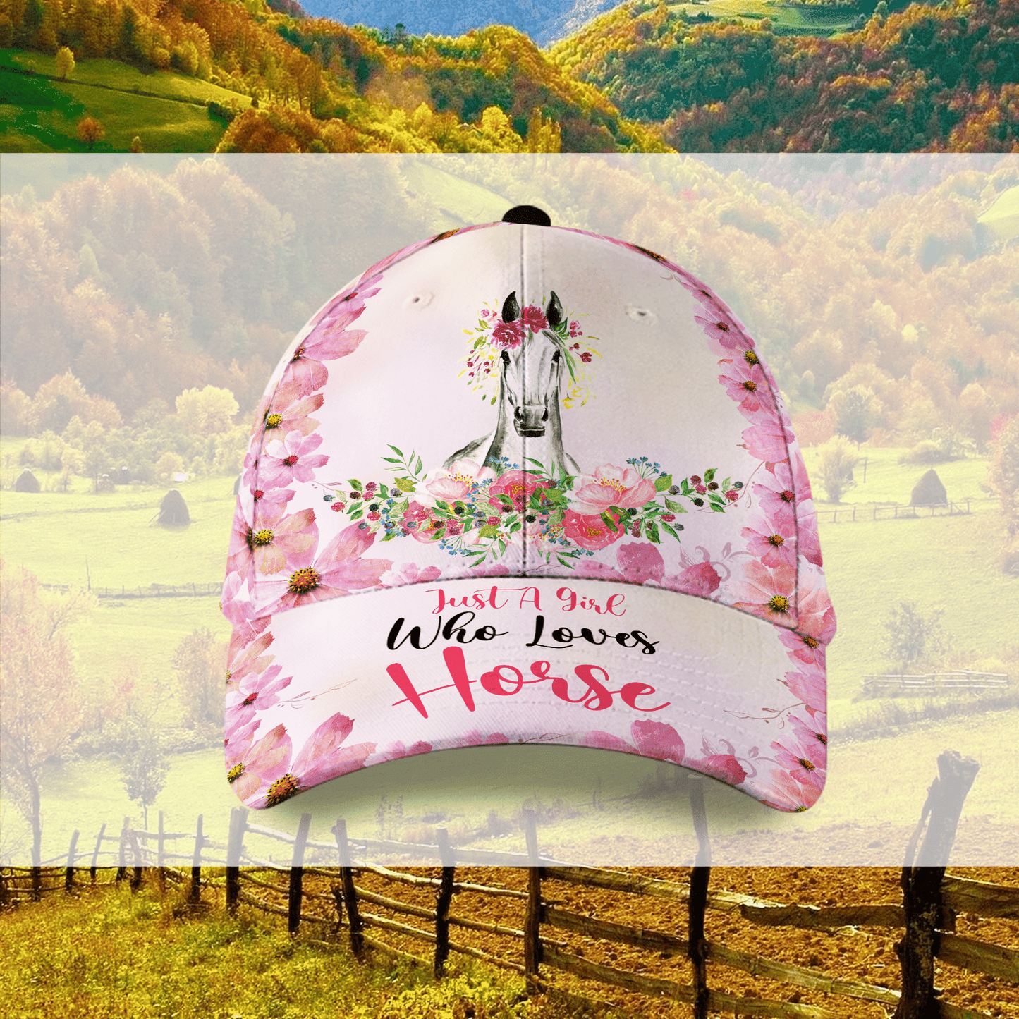 Just A Girl Who Love Horse Horse Classic Cap 0823