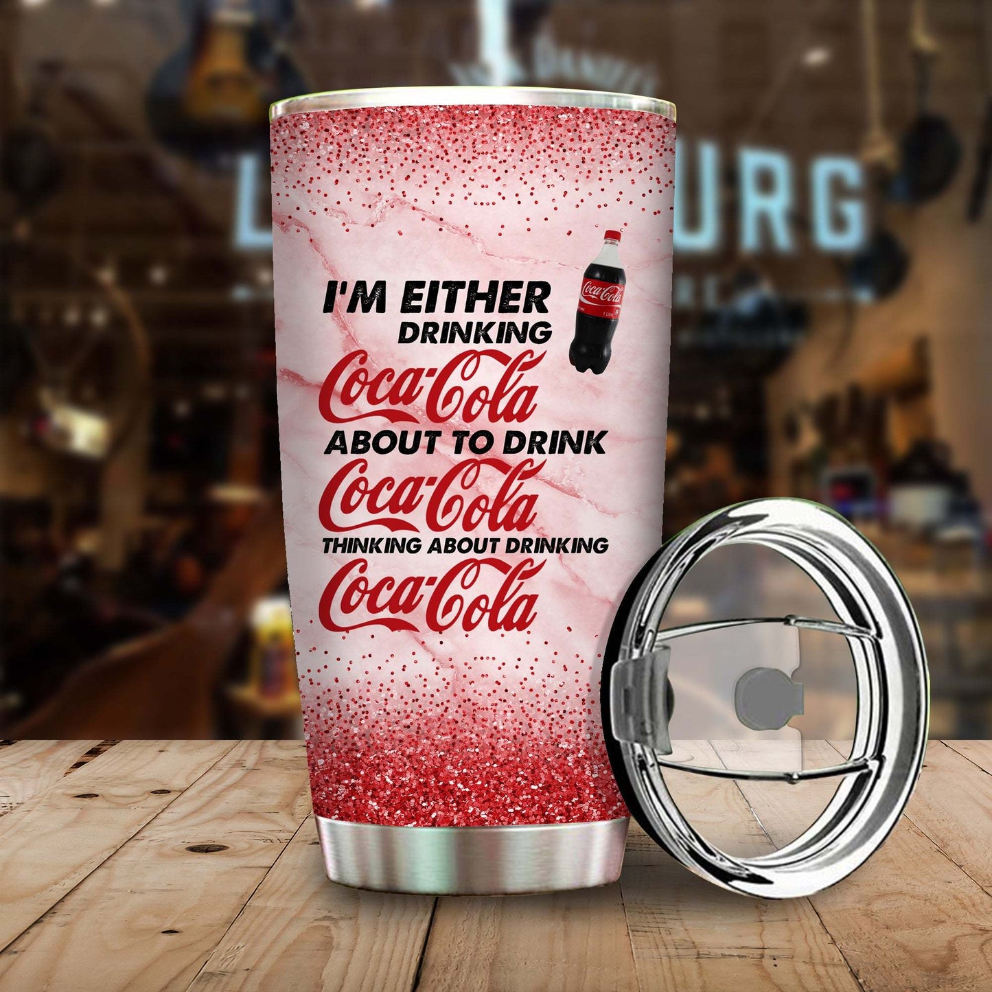 I'm Either Drinking Carbonated Drink Tumbler