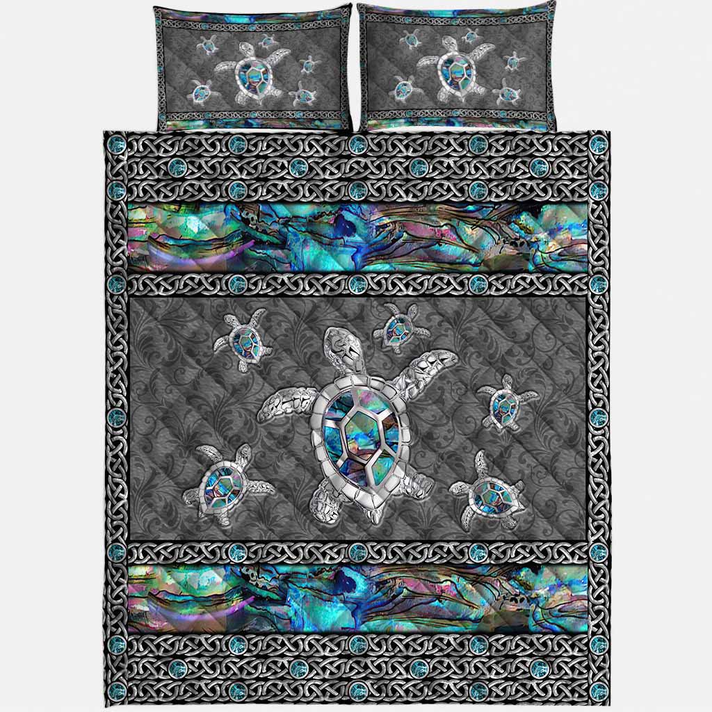 Love Turtles Blue Ocean - Quilt Set