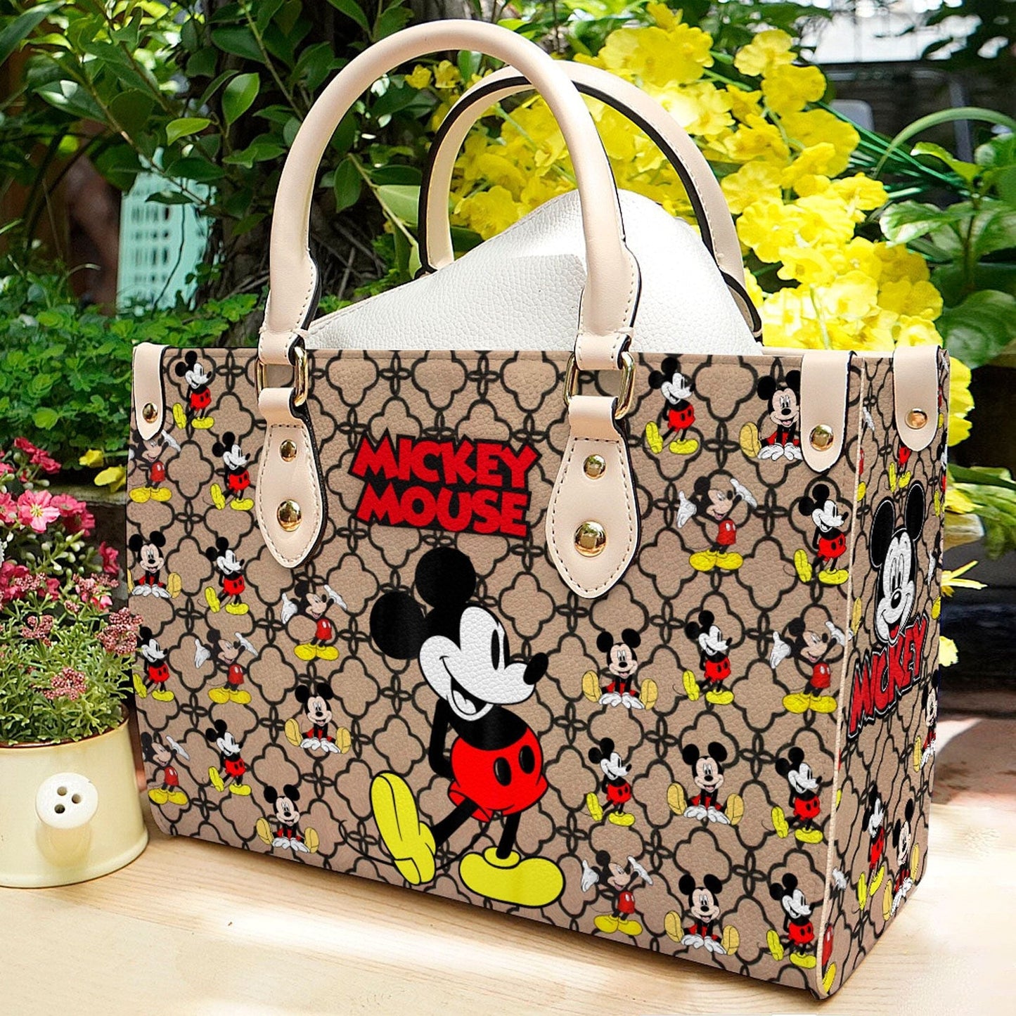 Love Mouse Mouse Leather Handbag 0523