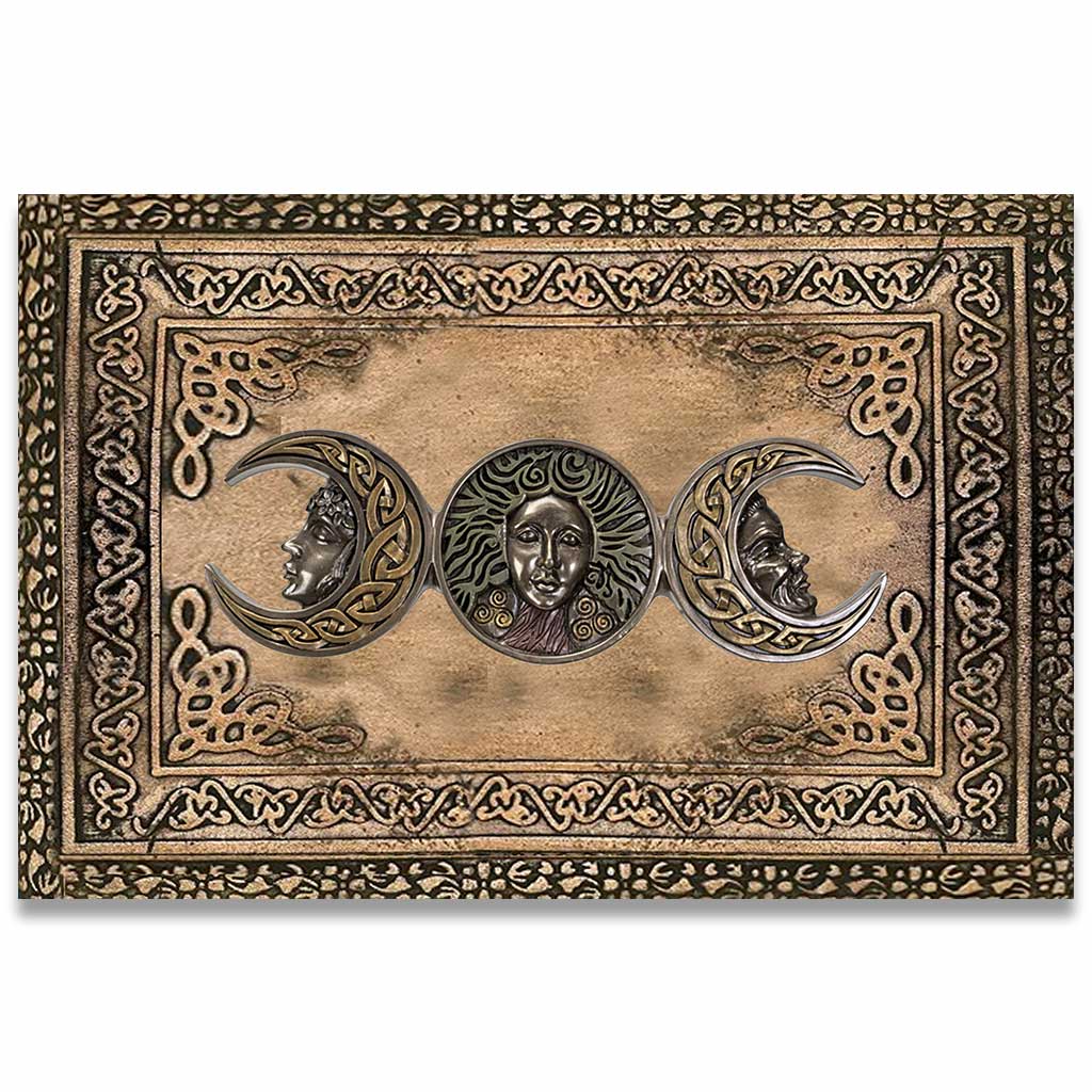 The Triple Goddess - Witch Doormat With 3D Pattern Print