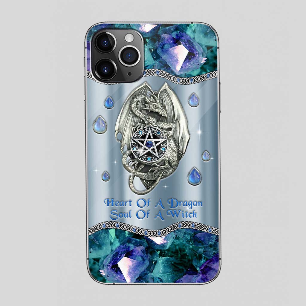 Heart Of A Dragon Soul Of A Witch 3D Pattern Print Phone Case