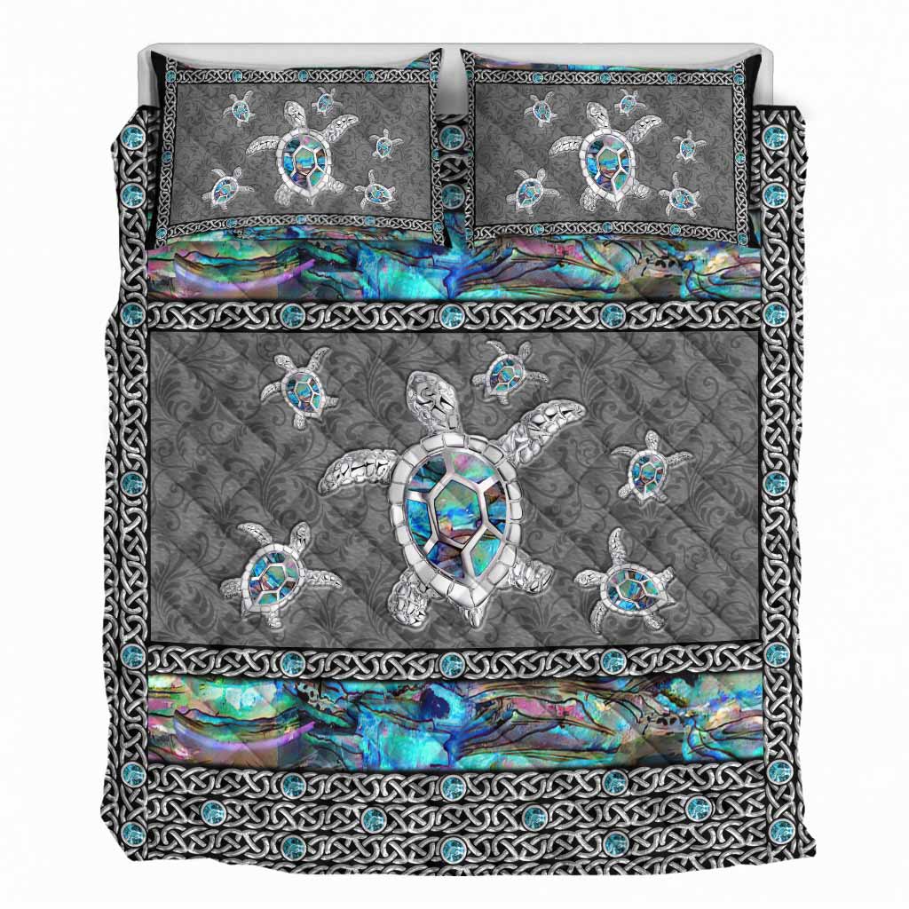 Love Turtles Blue Ocean - Quilt Set