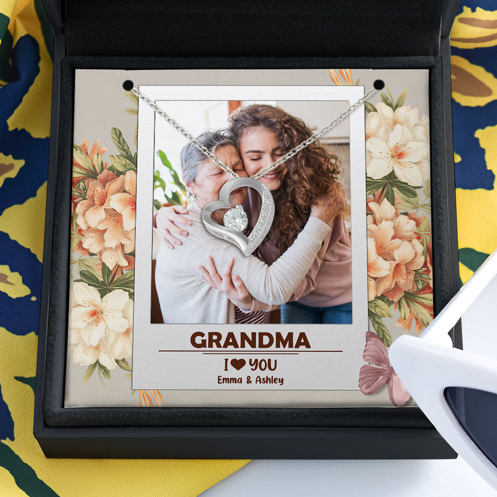 Grandma I Love You - Personalized Mother's Day Grandma Necklace