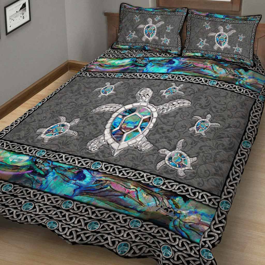 Love Turtles Blue Ocean - Quilt Set
