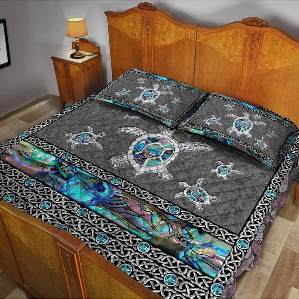 Love Turtles Blue Ocean - Quilt Set