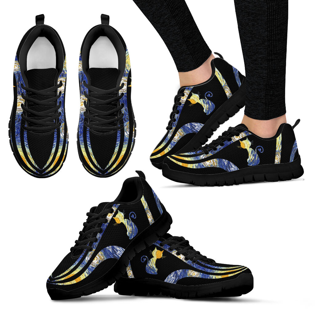 Starry Line Cat Sneakers 0622